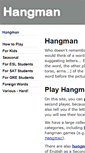 Mobile Screenshot of hangman.org.uk